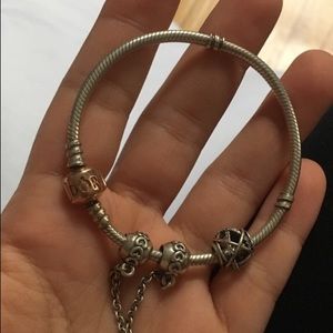 Original rose gold pandora bracelet